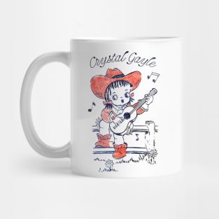 Crystal Gayle  / Retro Style Country Fan Design Mug